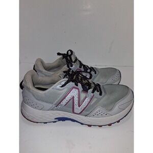 New Balance 410v6 Women's Trail Running Shoes Sneakers Gray Pink Black